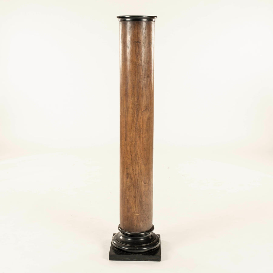 Pair Neoclassical Revival Style Column Pedestals