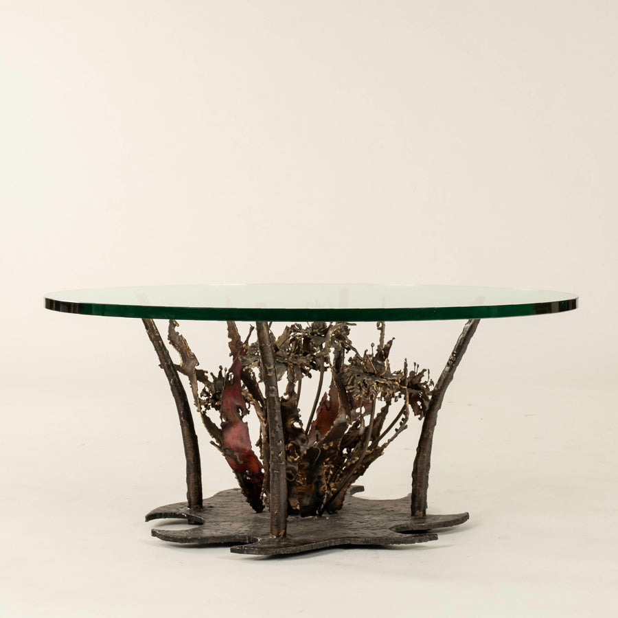 Silas Seandel Woodland Brutalist Cocktail Table