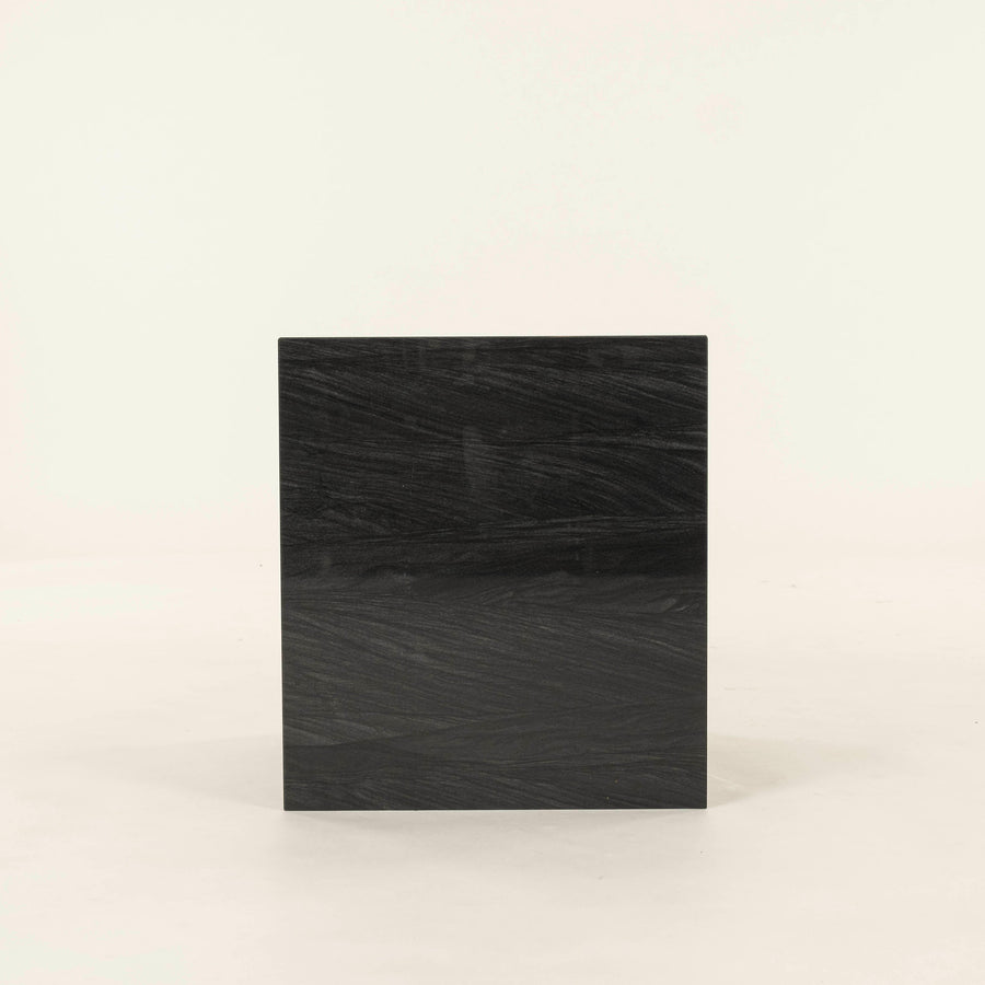 Black Diamond Quartzite Cube Table