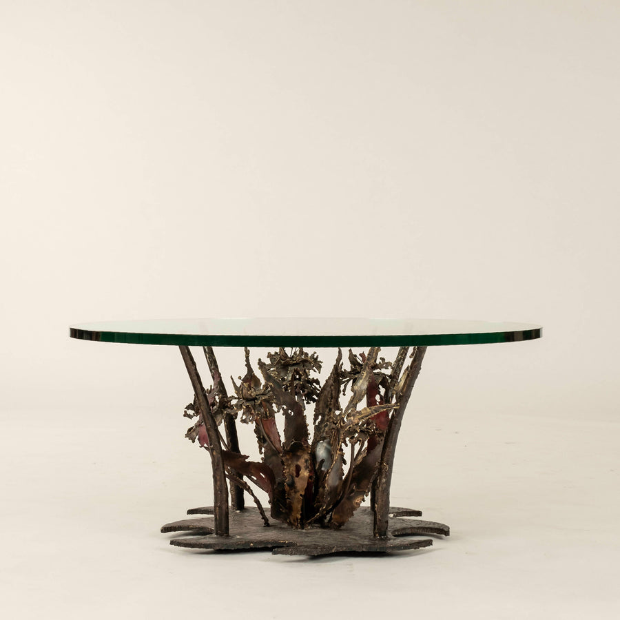 Silas Seandel Woodland Brutalist Cocktail Table