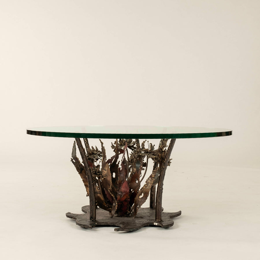 Silas Seandel Woodland Brutalist Cocktail Table