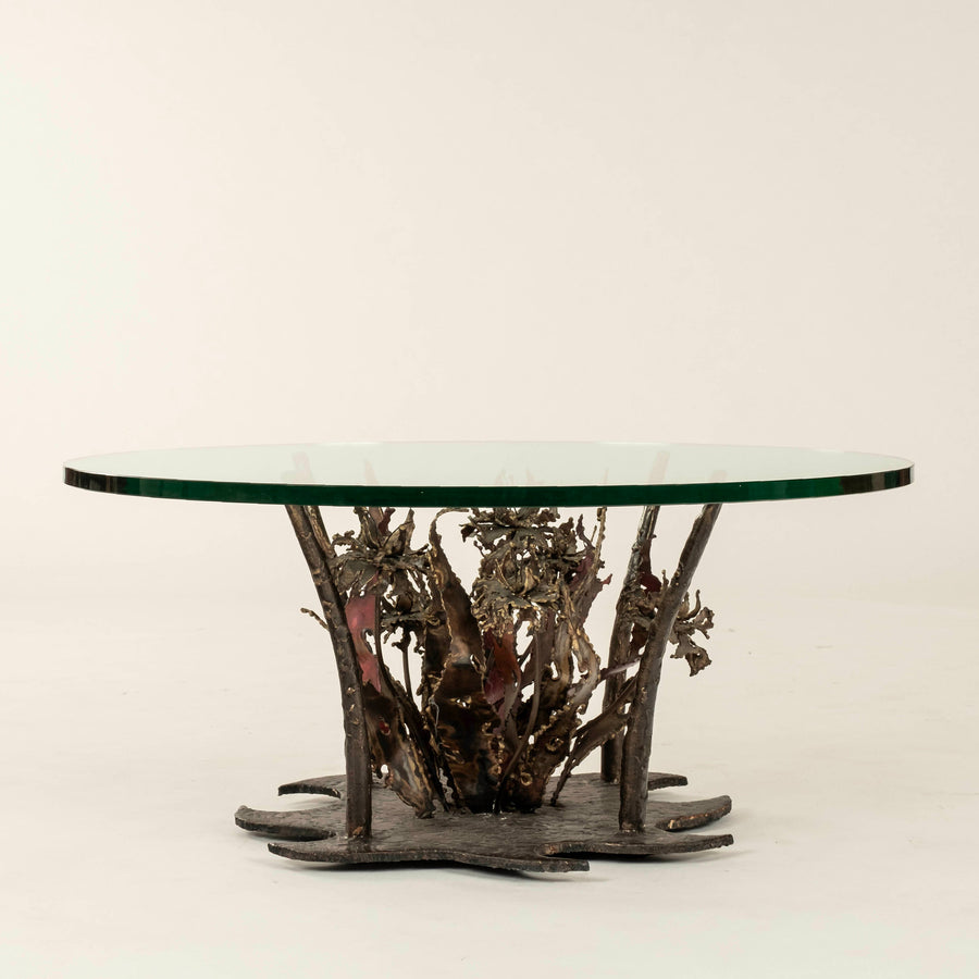 Silas Seandel Woodland Brutalist Cocktail Table