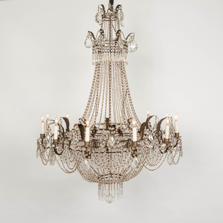 Vintage Crystal Chandelier