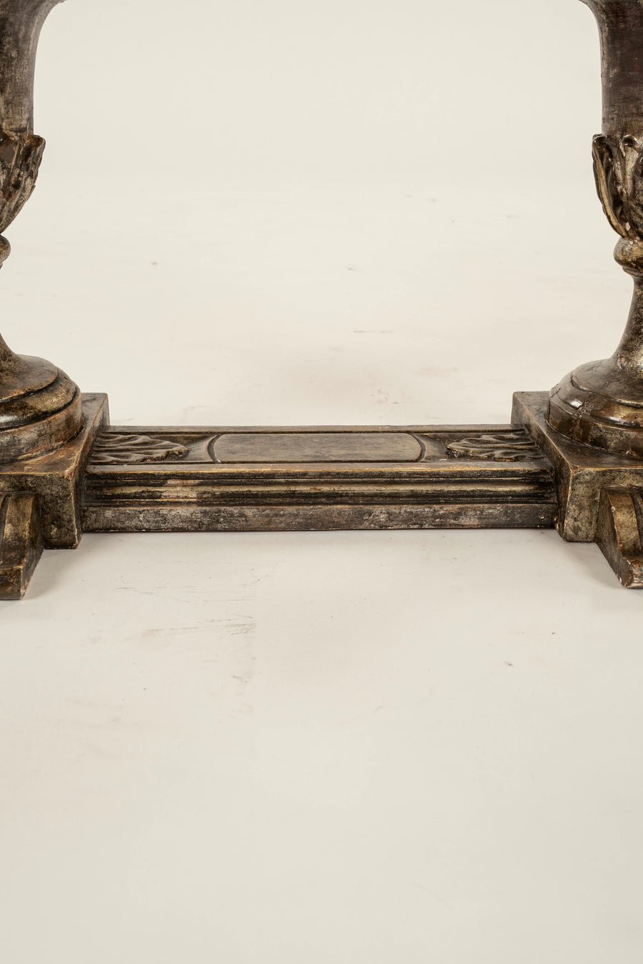 Italian Silver Gilt Baroque Style Marble Cocktail Table