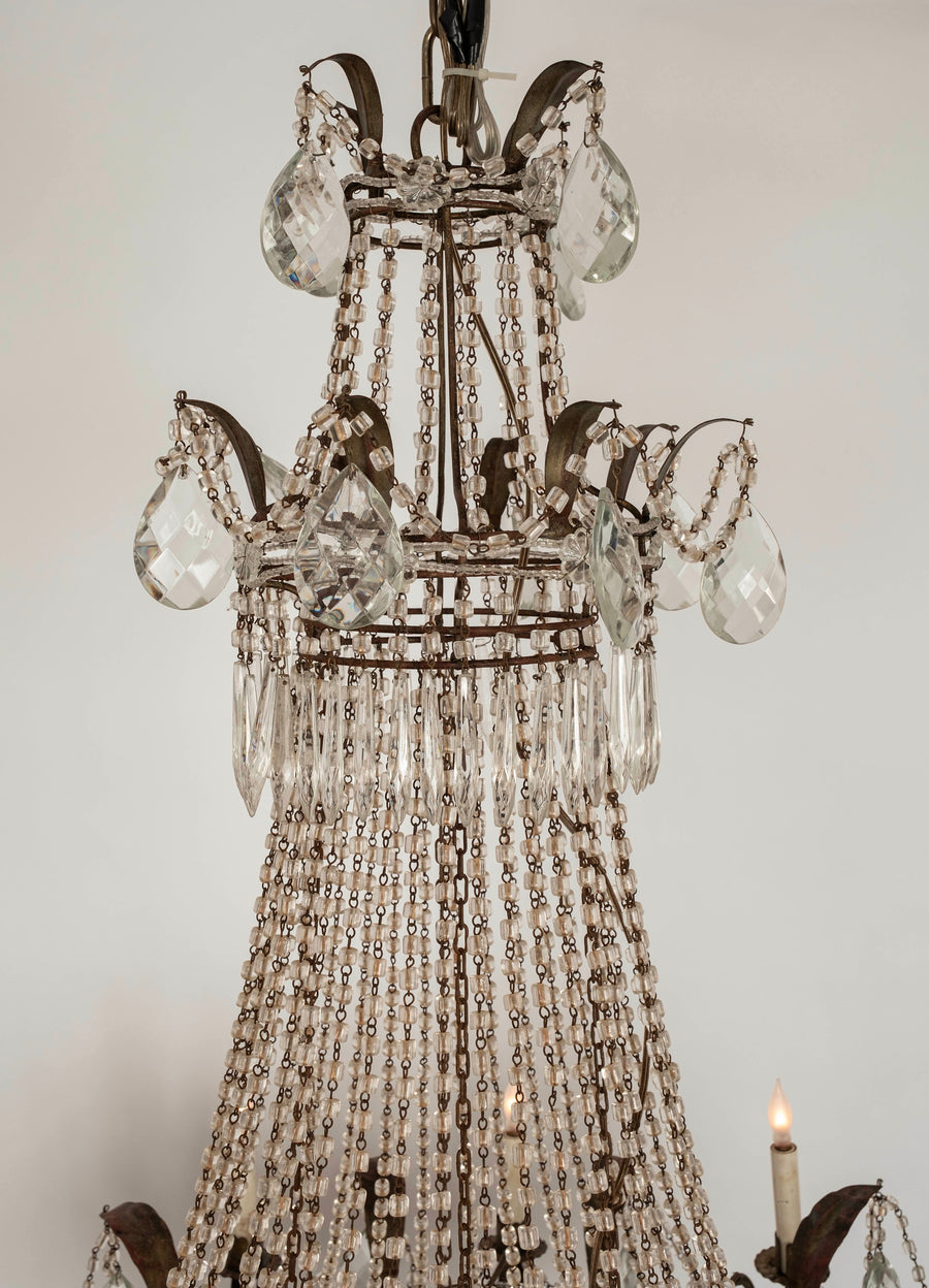 Vintage Crystal Chandelier