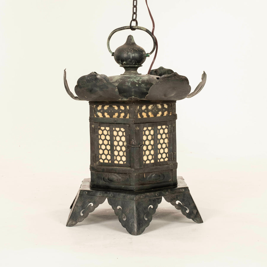 18th Century Japanese Bronze Lantern