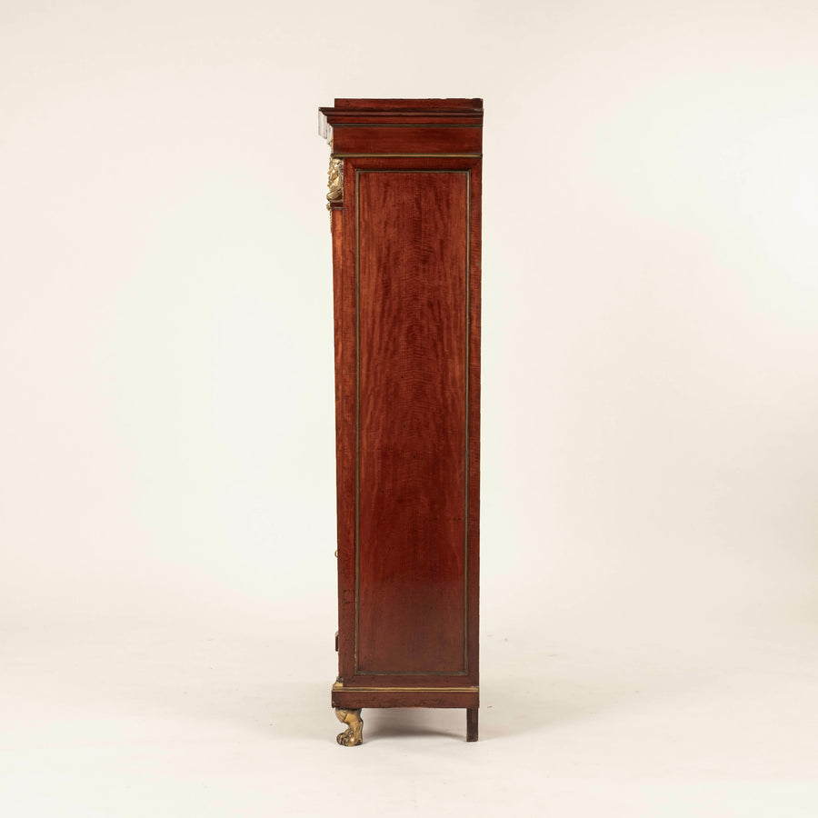 19th Century French Empire Bookcase Cabinet, signed Félix-Alfred Ternisien et Dantant