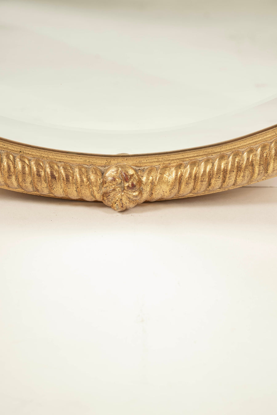 Oval Gilt Rope Mirror