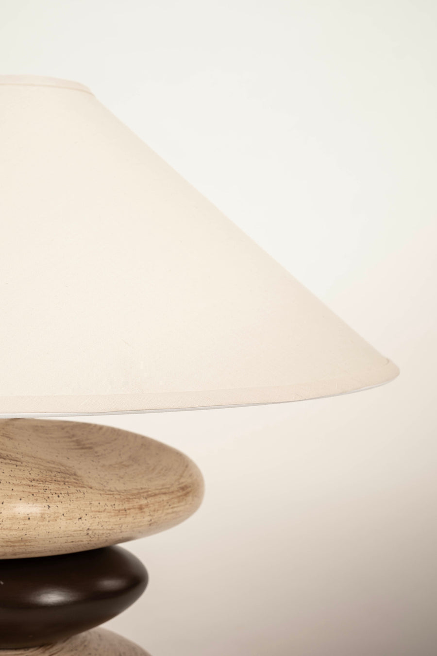 Ceramic Pebble Table lamp by François Chatain