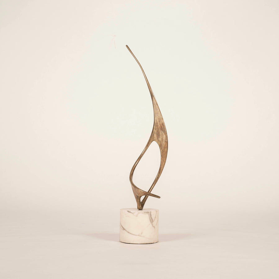 Contemporary Abstract Flame Sculpture