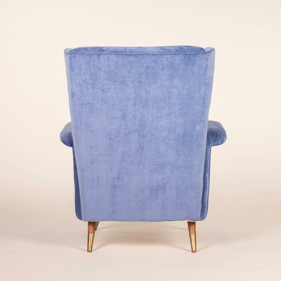 Italian Mid Century Modern Lounge Chair
