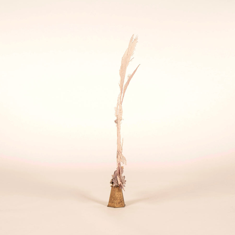 Venice Rising Pink Sea Fan Coral Amethyst Sculpture