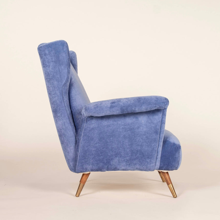 Italian Mid Century Modern Lounge Chair