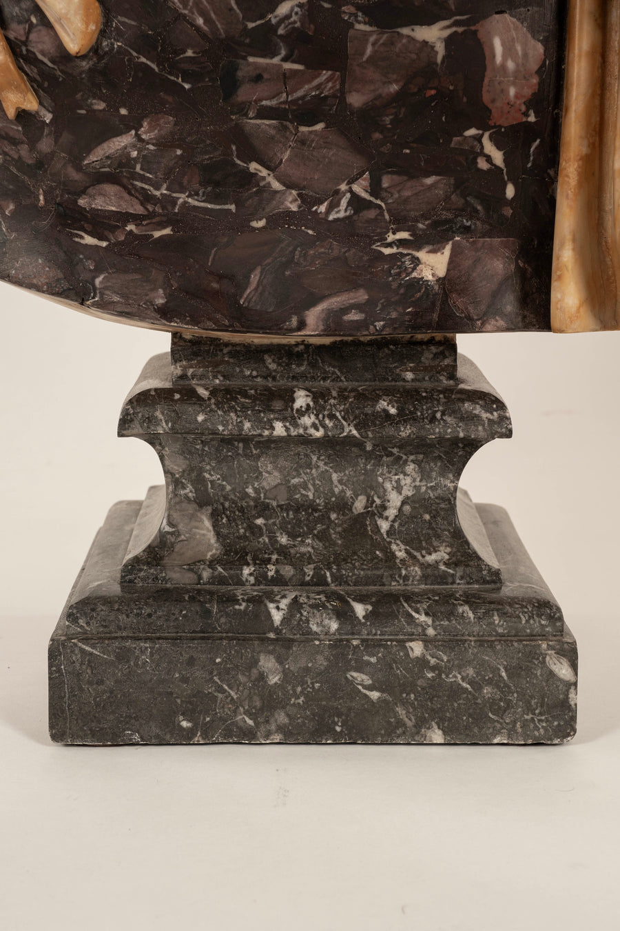 Marble Hadrian Roman Brecchia Marble Bust