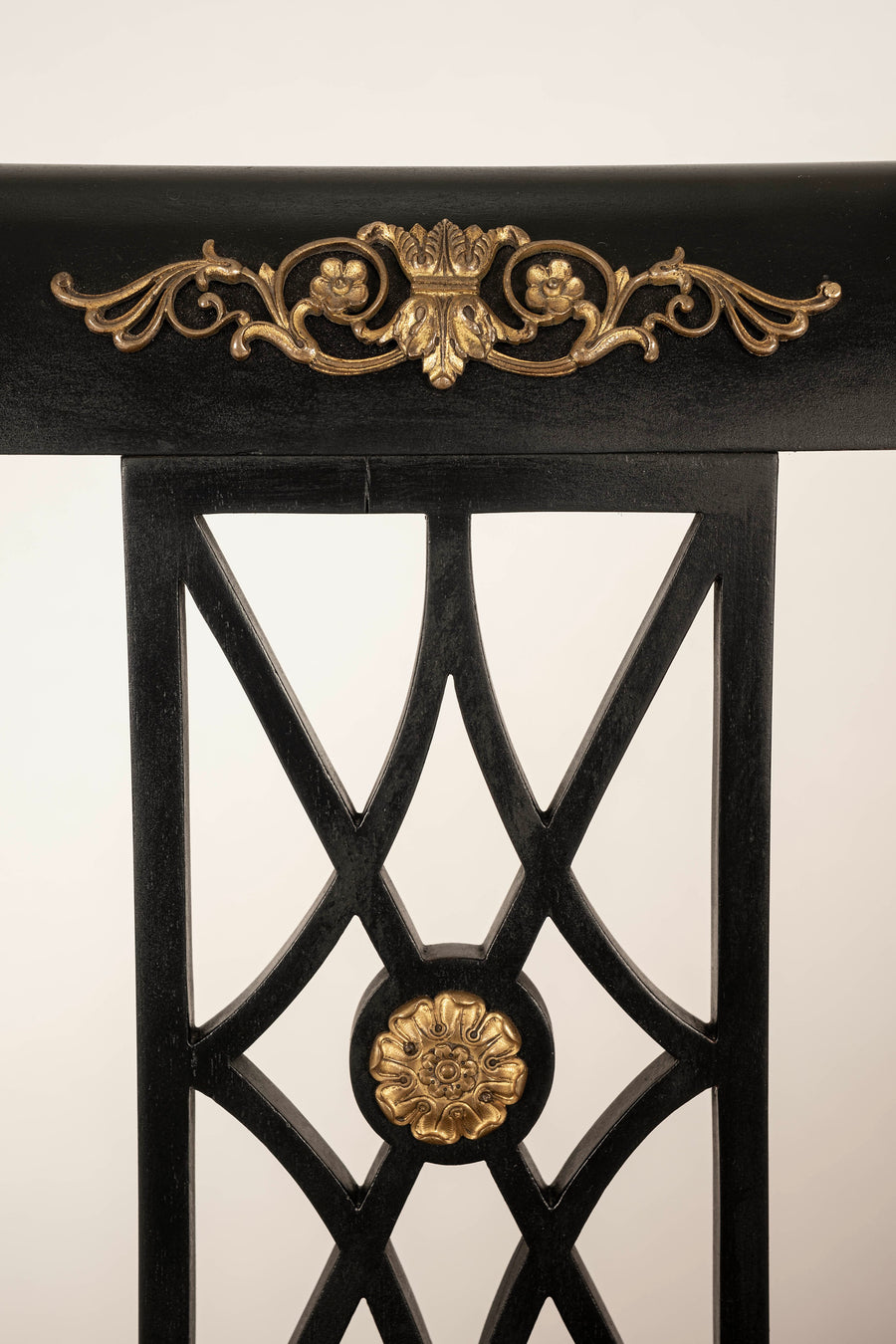 Ebonized Empire Style Chair