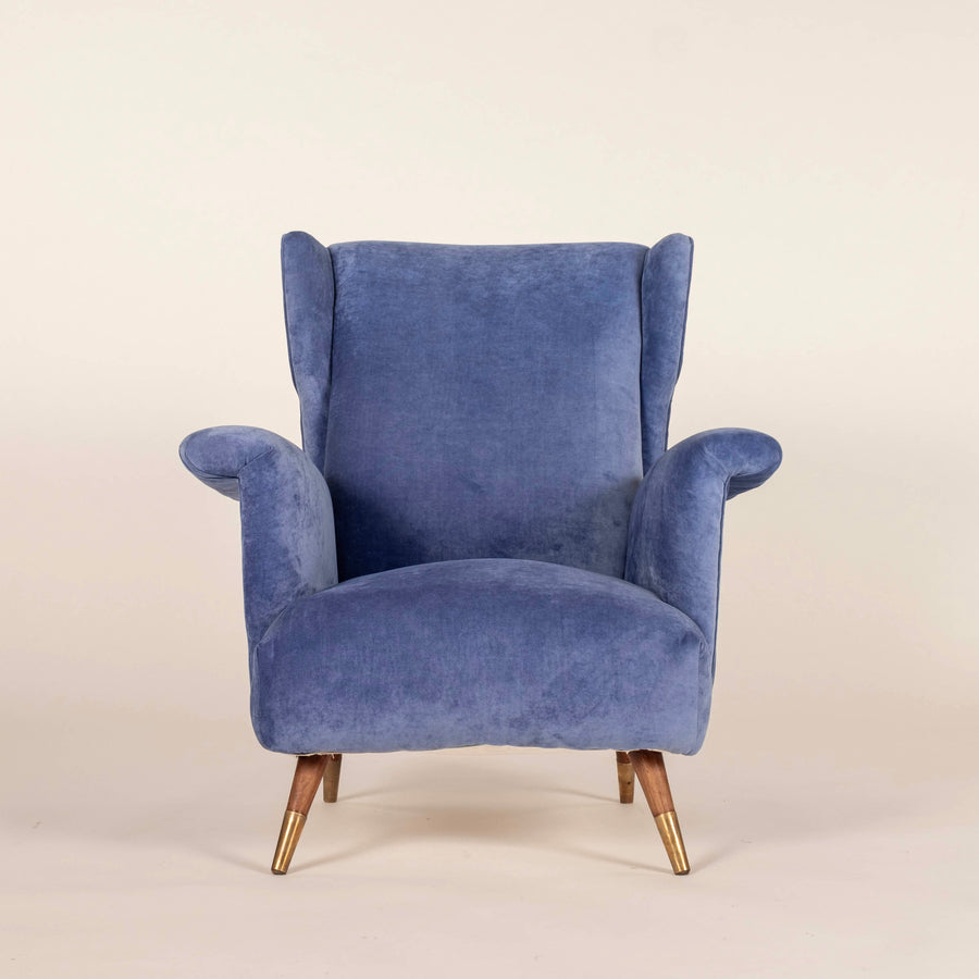 Italian Mid Century Modern Lounge Chair