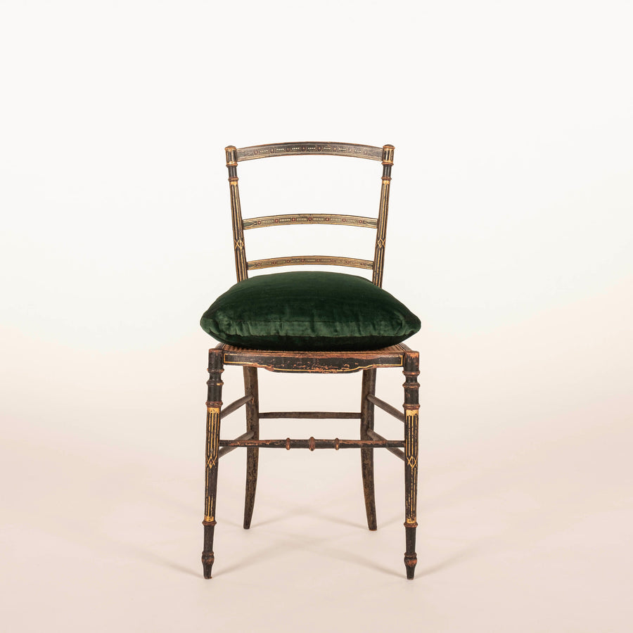 Pair Napoleon III Painted Side Chairs