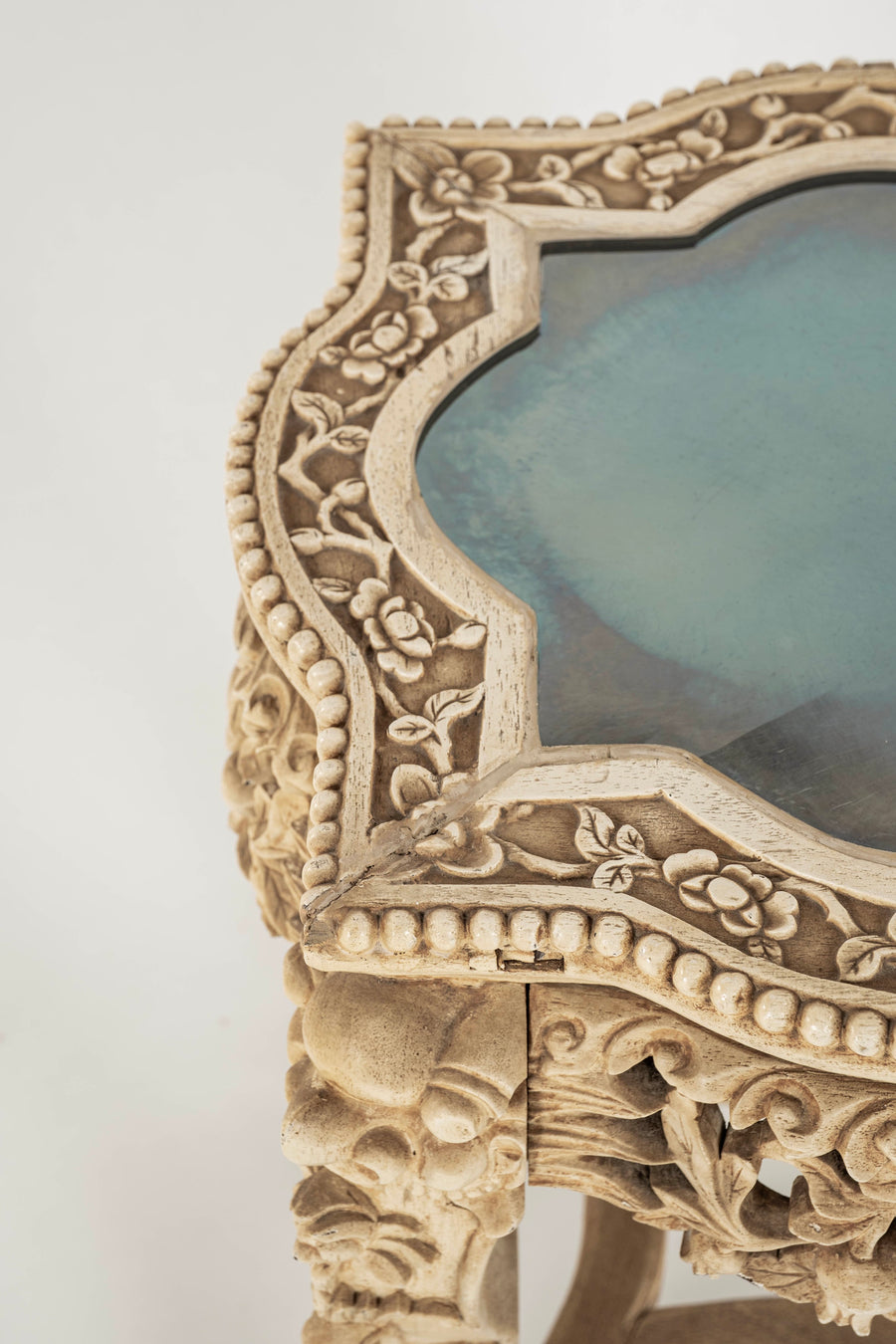 Carved Chinese Occasional Table
