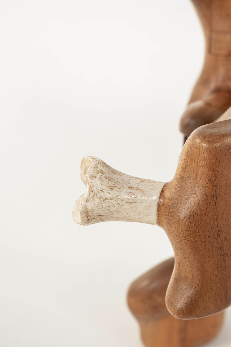 S. Hoover Wood Bone Sculptural Cabinet