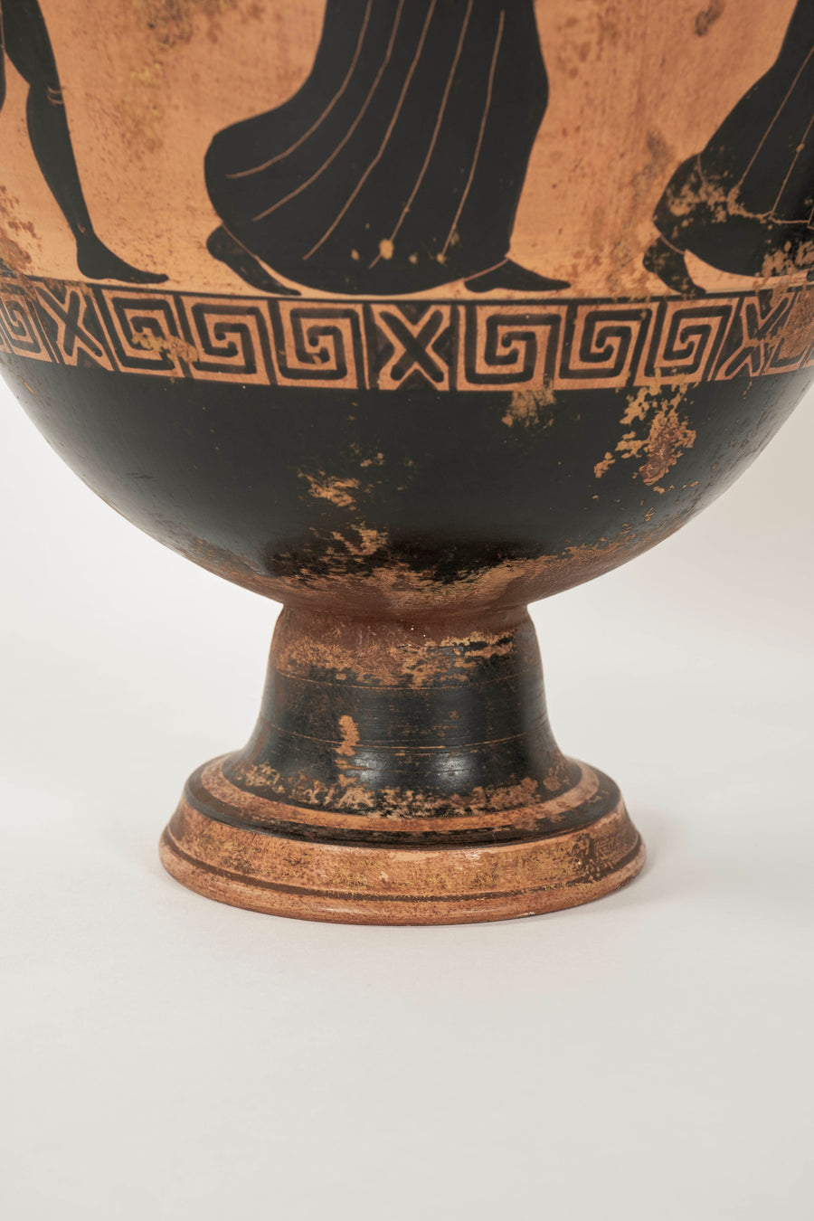 Pair 19th Century Terra Cotta Grecian Urns