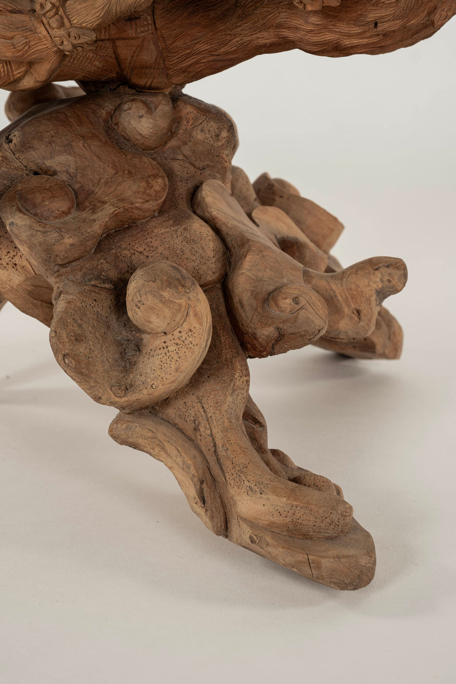 20th Century Balinese Hand Carved Hanuman Flying Monkey Sculpture