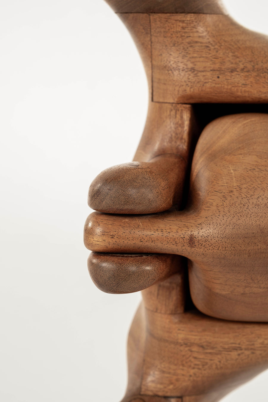S. Hoover Wood Bone Sculptural Cabinet
