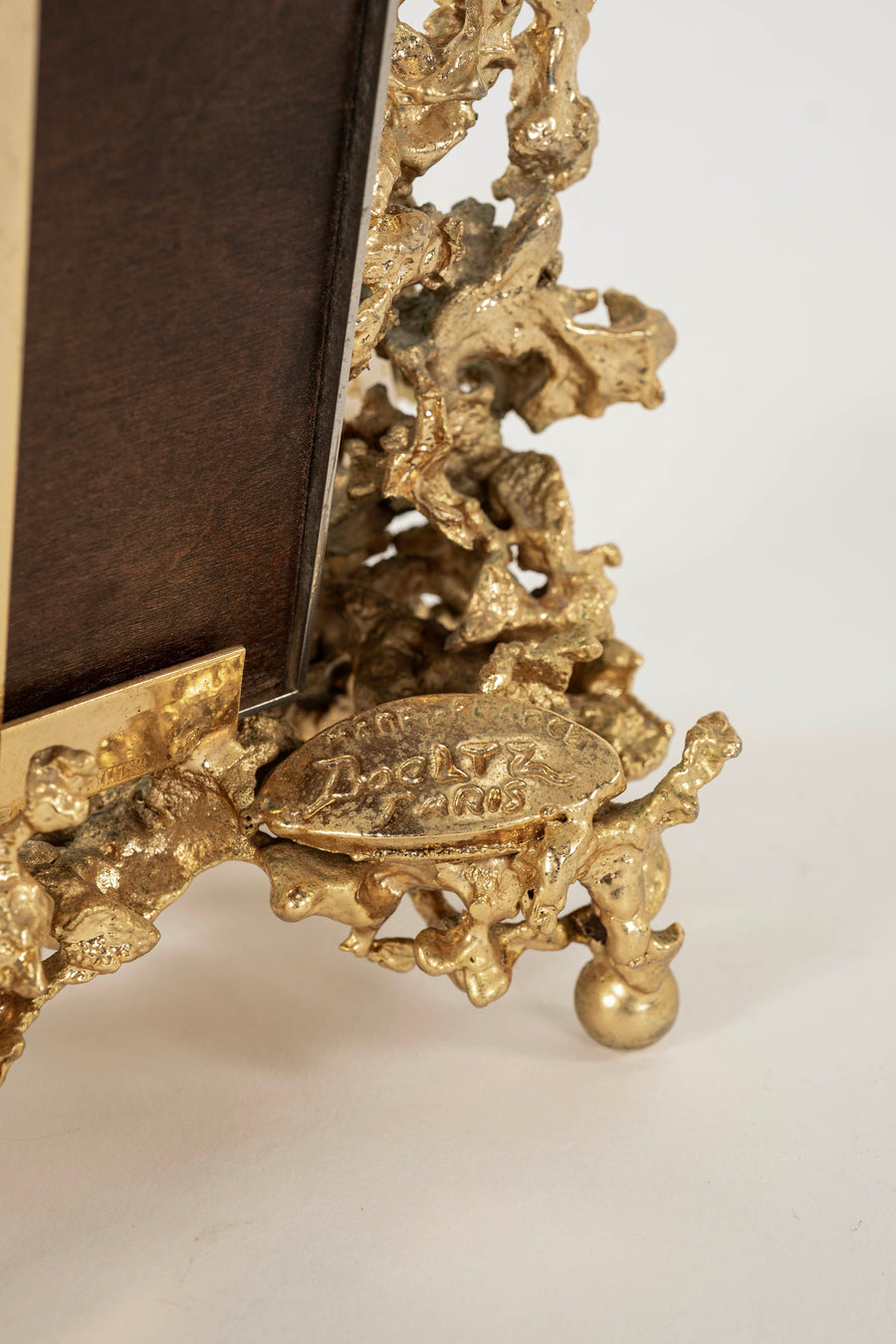 1970s French Gilt Bronze Picture Frame by Boeltz