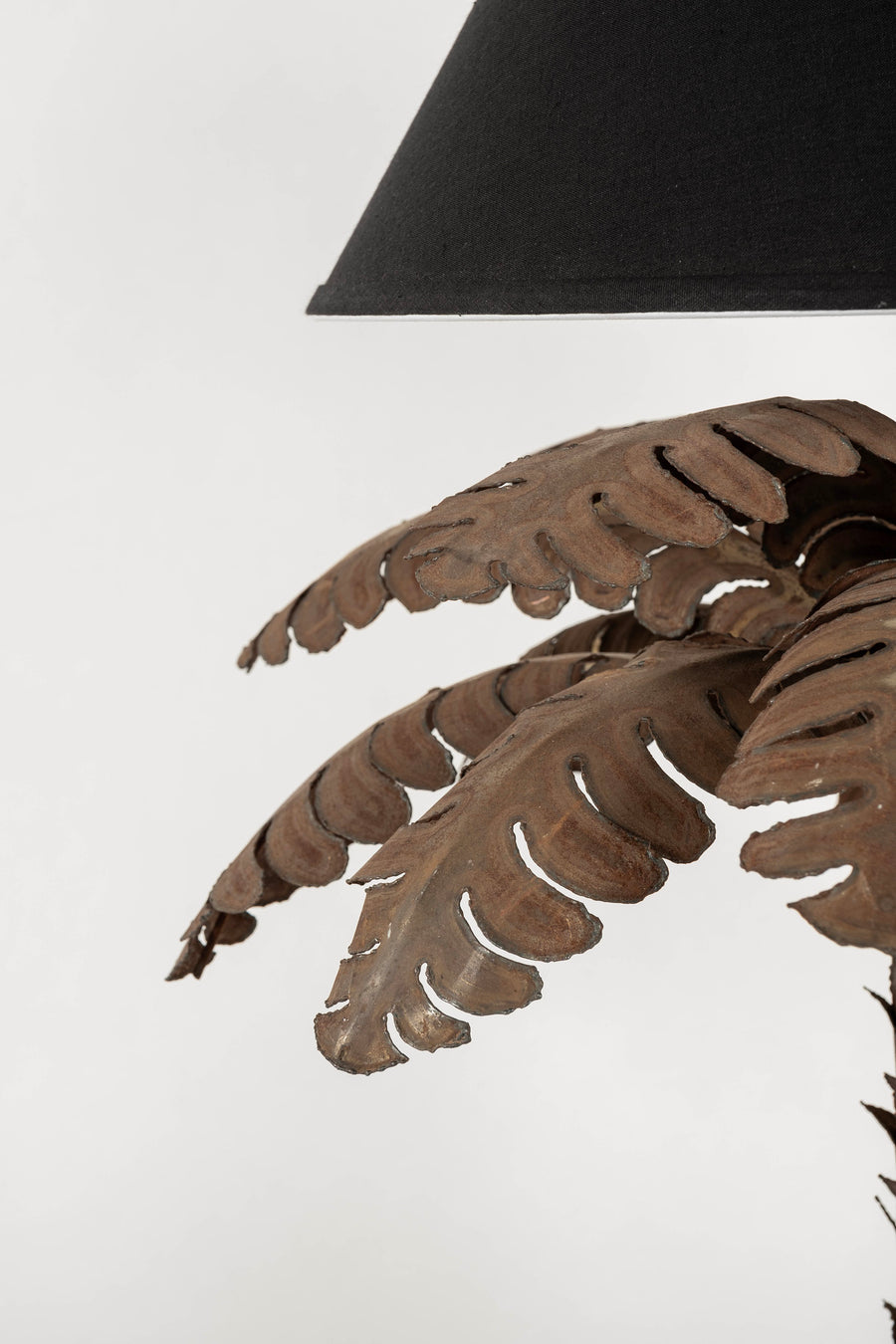 Jansen Brass Palm Tree Table Lamp