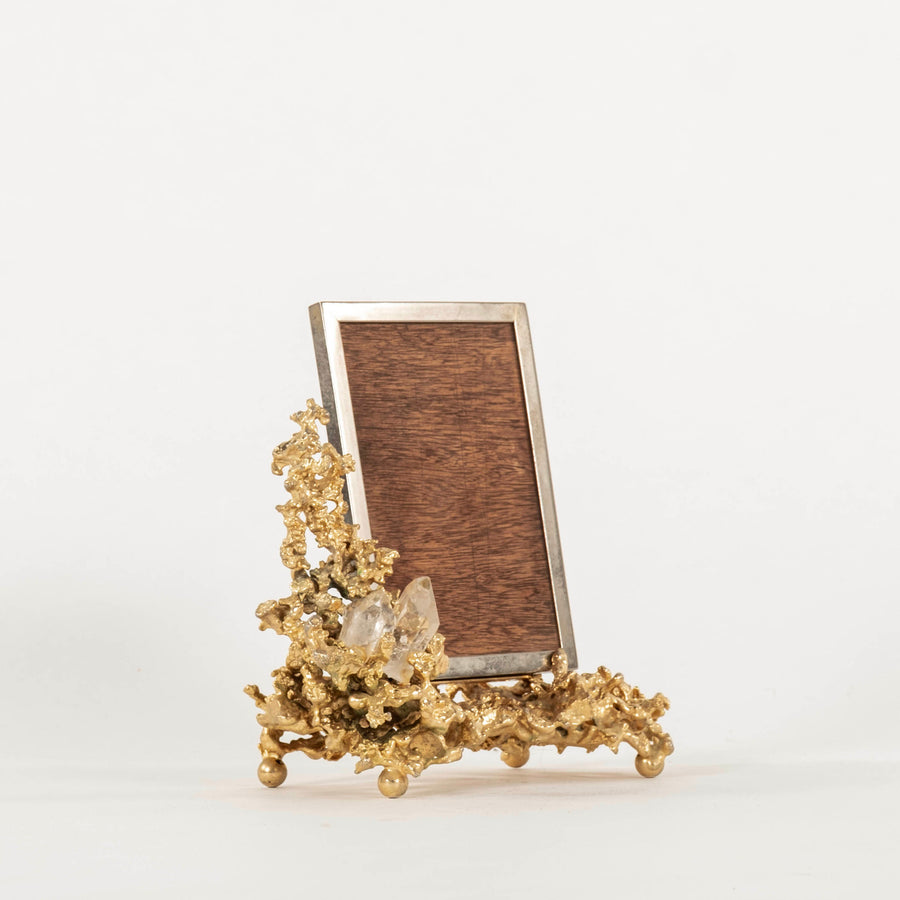 1970s French Gilt Bronze Picture Frame by Boeltz