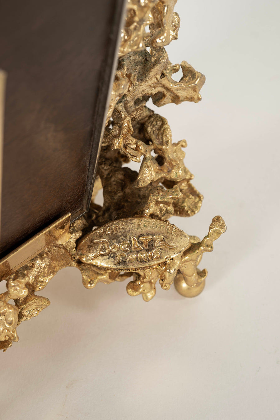 1970s French Gilt Bronze Picture Frame by Boeltz