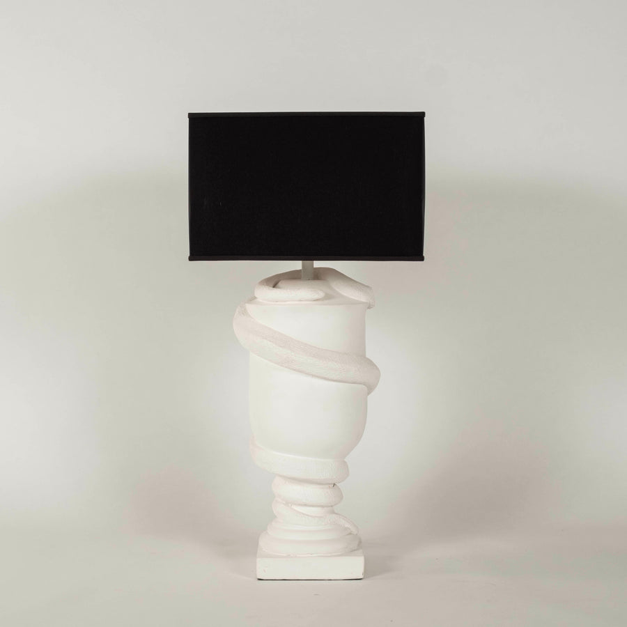 Original Snake Plaster Lamp by Liz Marsh