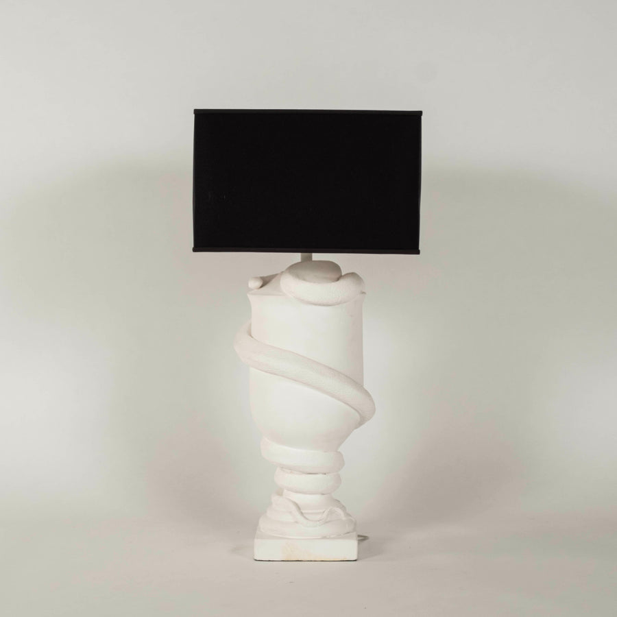 Original Snake Plaster Lamp by Liz Marsh