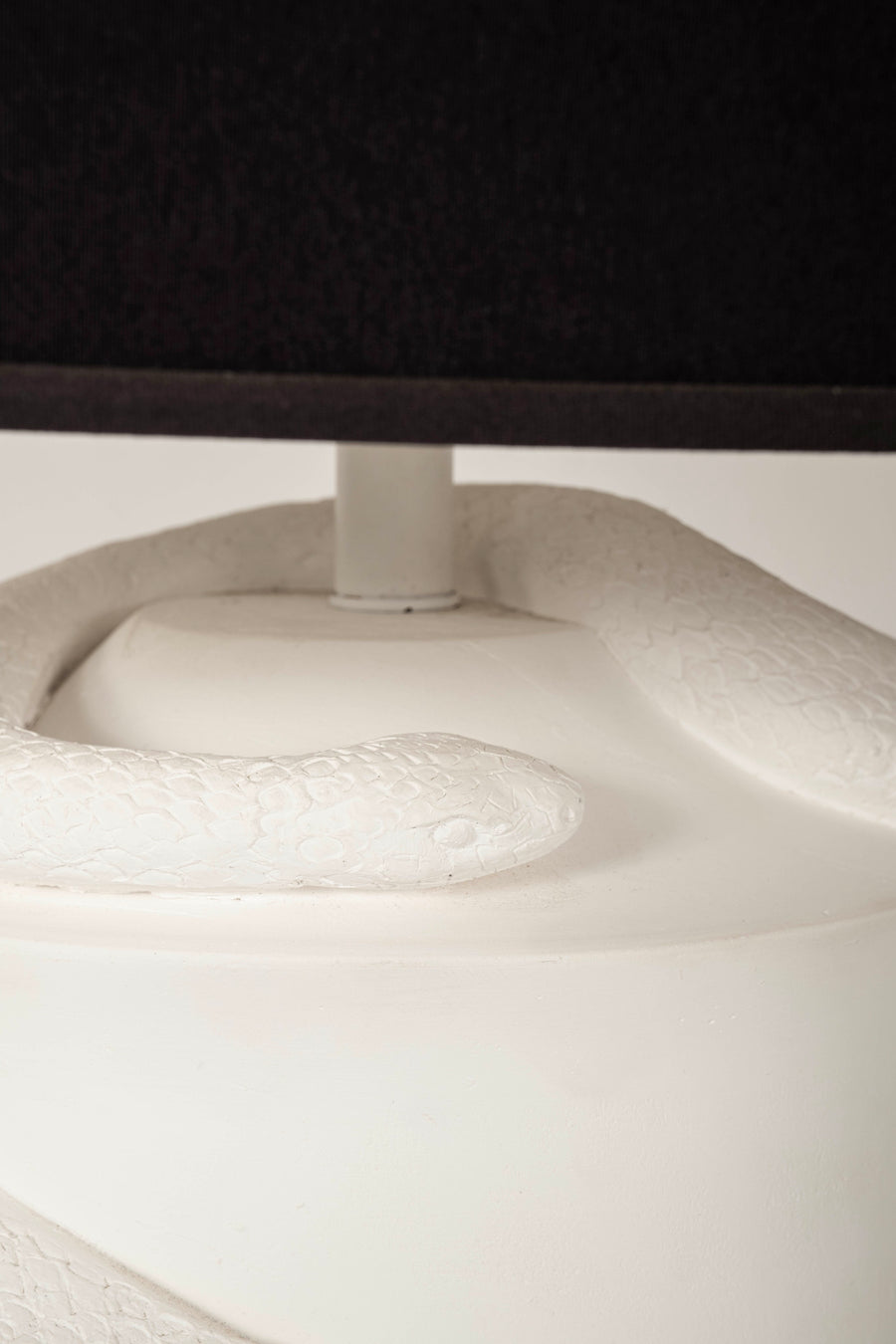 Original Snake Plaster Lamp by Liz Marsh