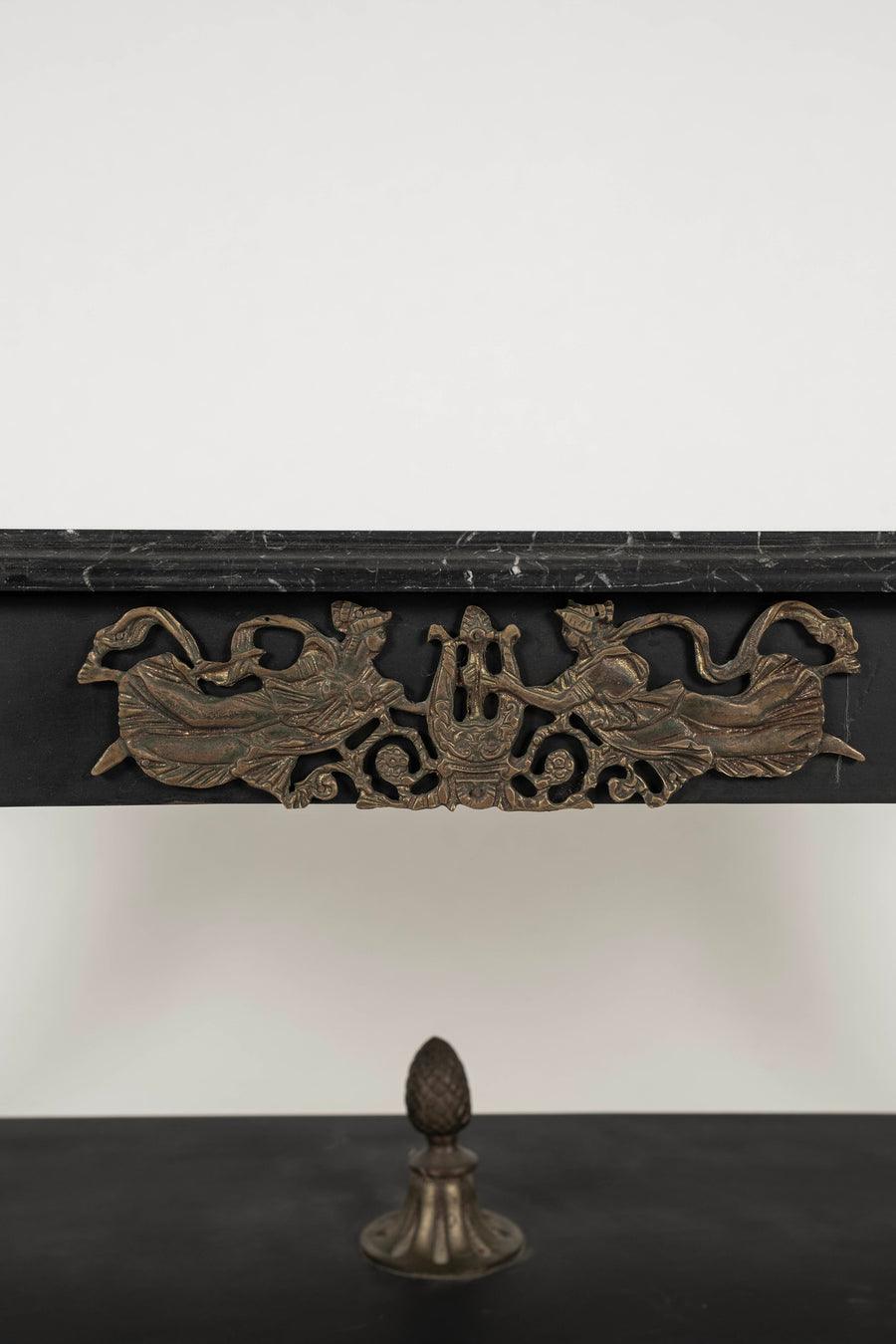 Italian Ebonized Empire Style Cocktail Table