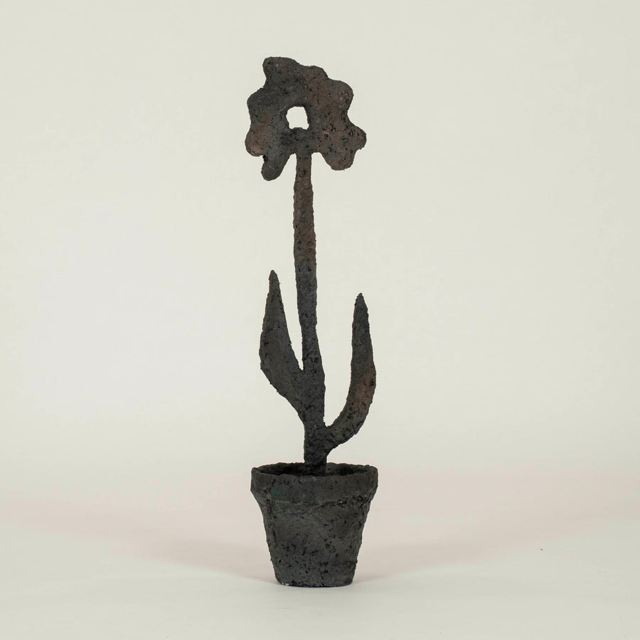 Rising Flower Silhouette Sculpture