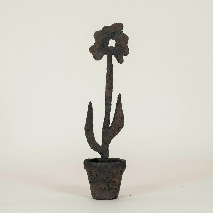 Rising Flower Silhouette Sculpture