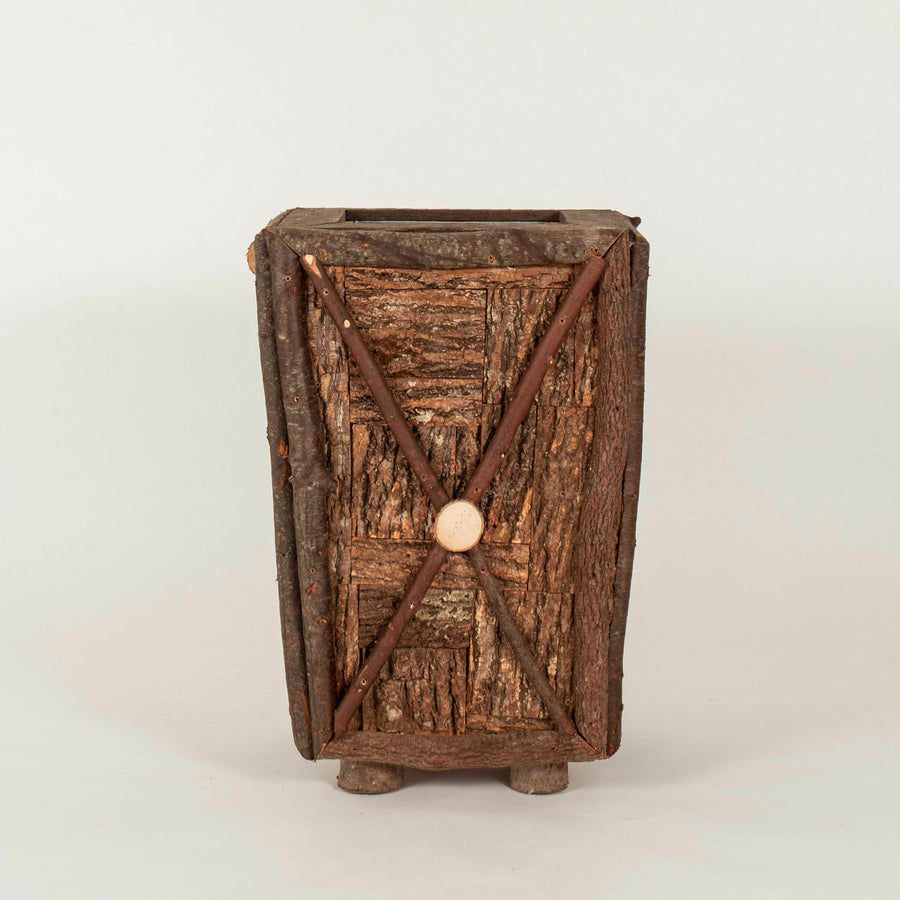 Pair Raleigh Adams Artisanal Trophy Woodlands Planter Boxes