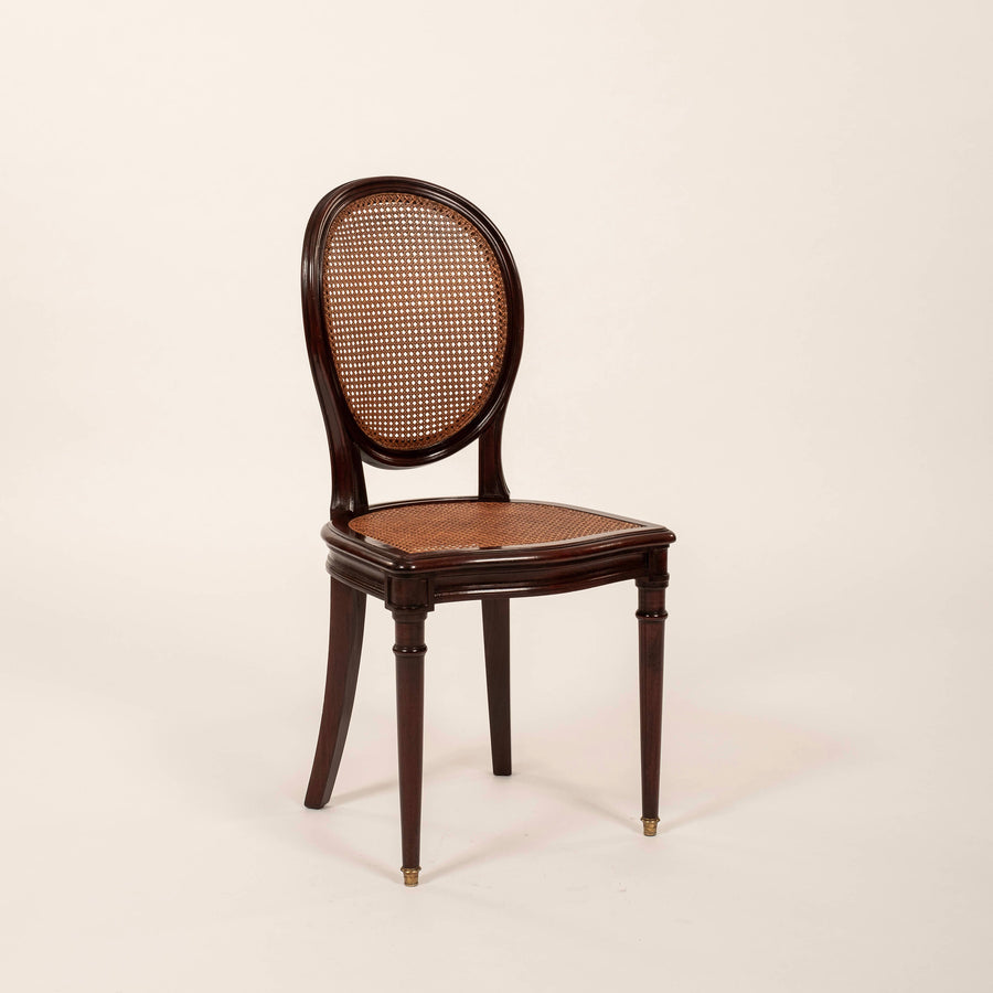 20th Century Louis XVI Style Caned Dining Chair