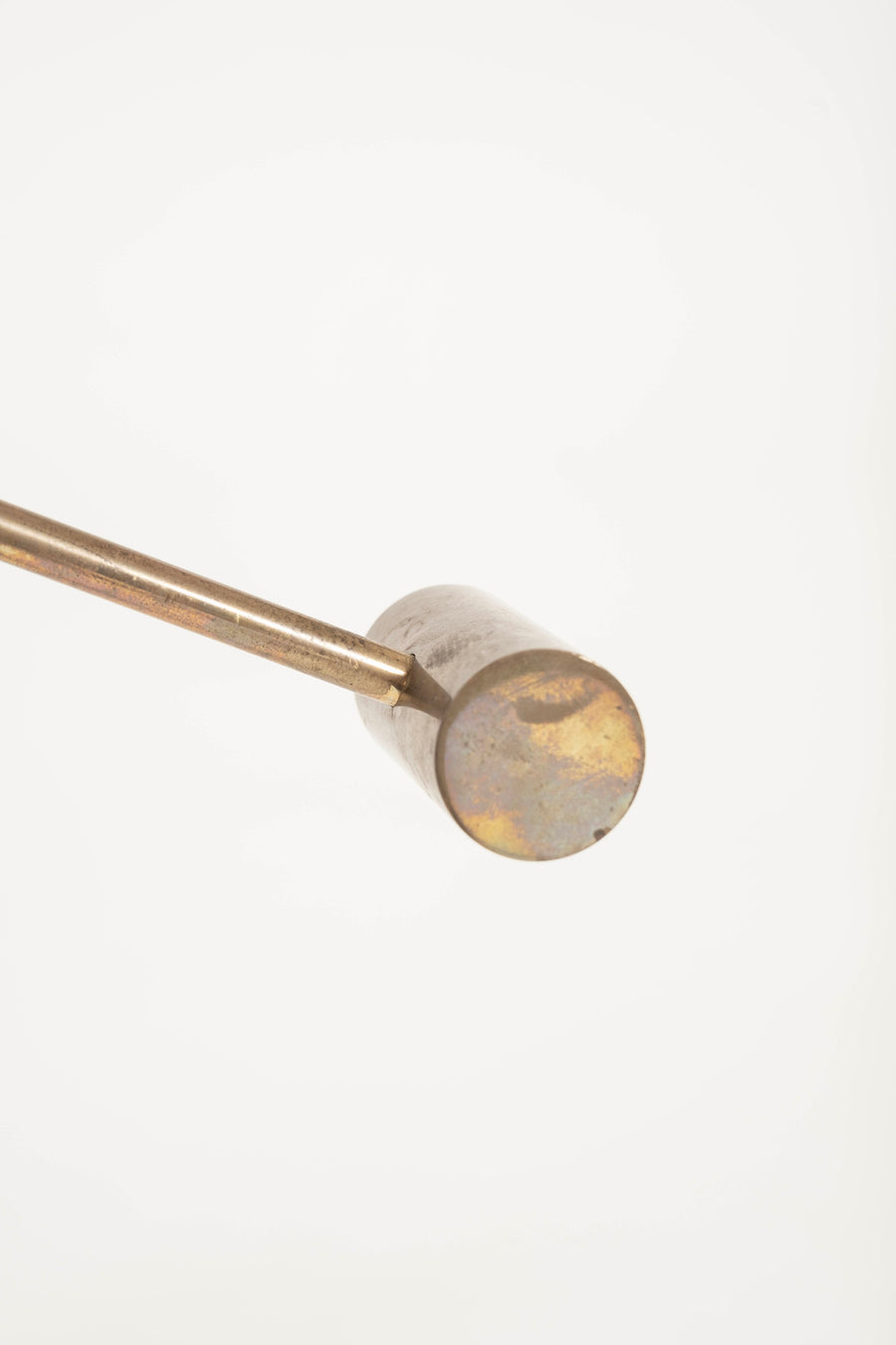 Brass Pyramidal Base Table Lamp