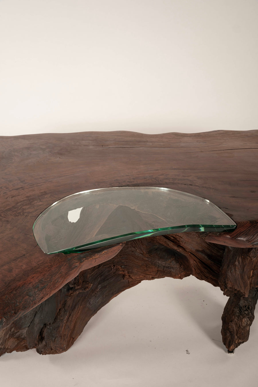 Vintage Organic Live Edge Rosewood Desk
