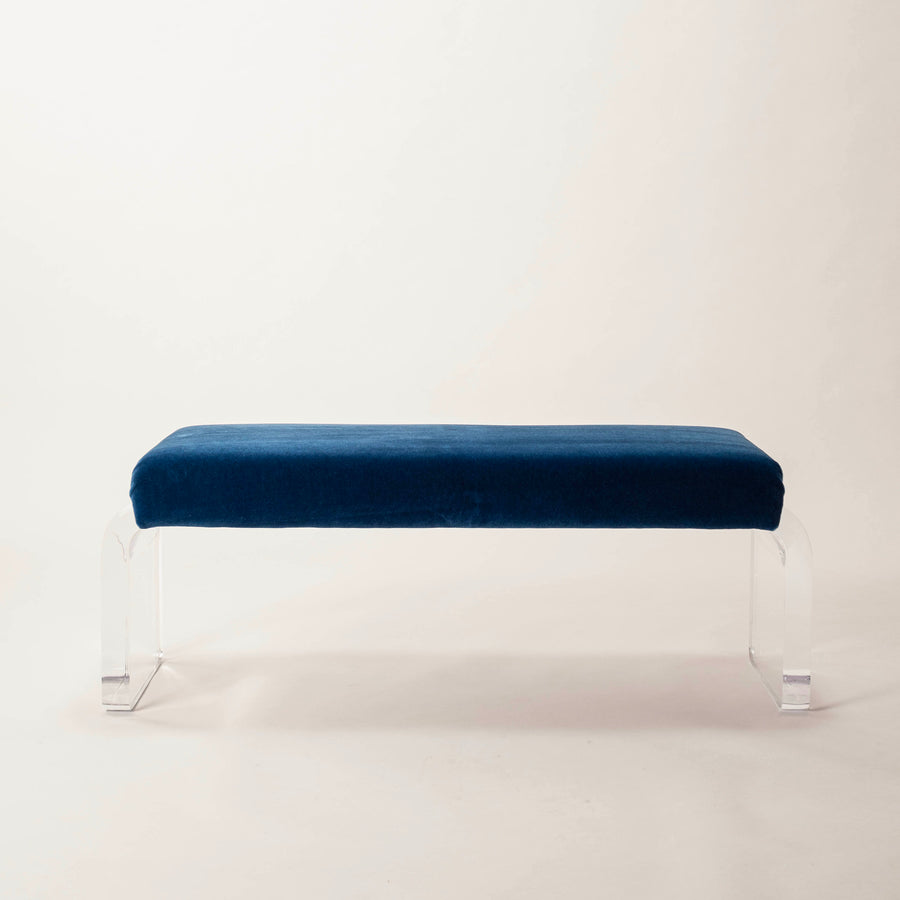 Vintage Lucite Bench