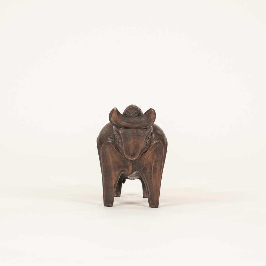 Ceramic Taurus Sculpture
