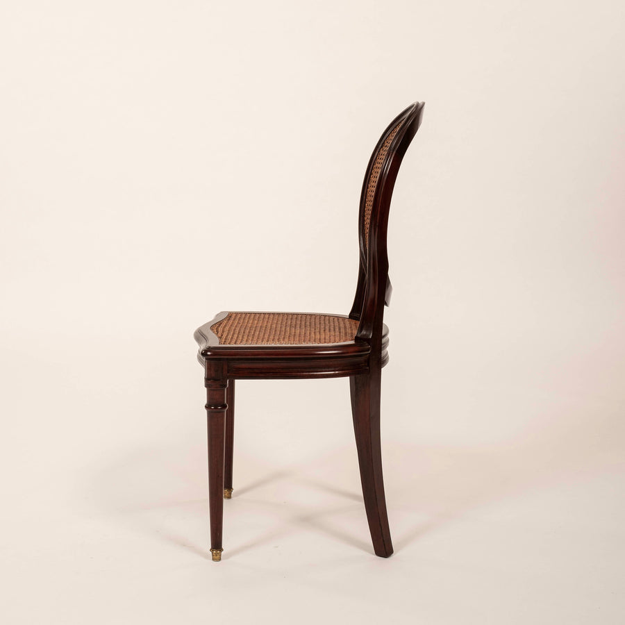 20th Century Louis XVI Style Caned Dining Chair