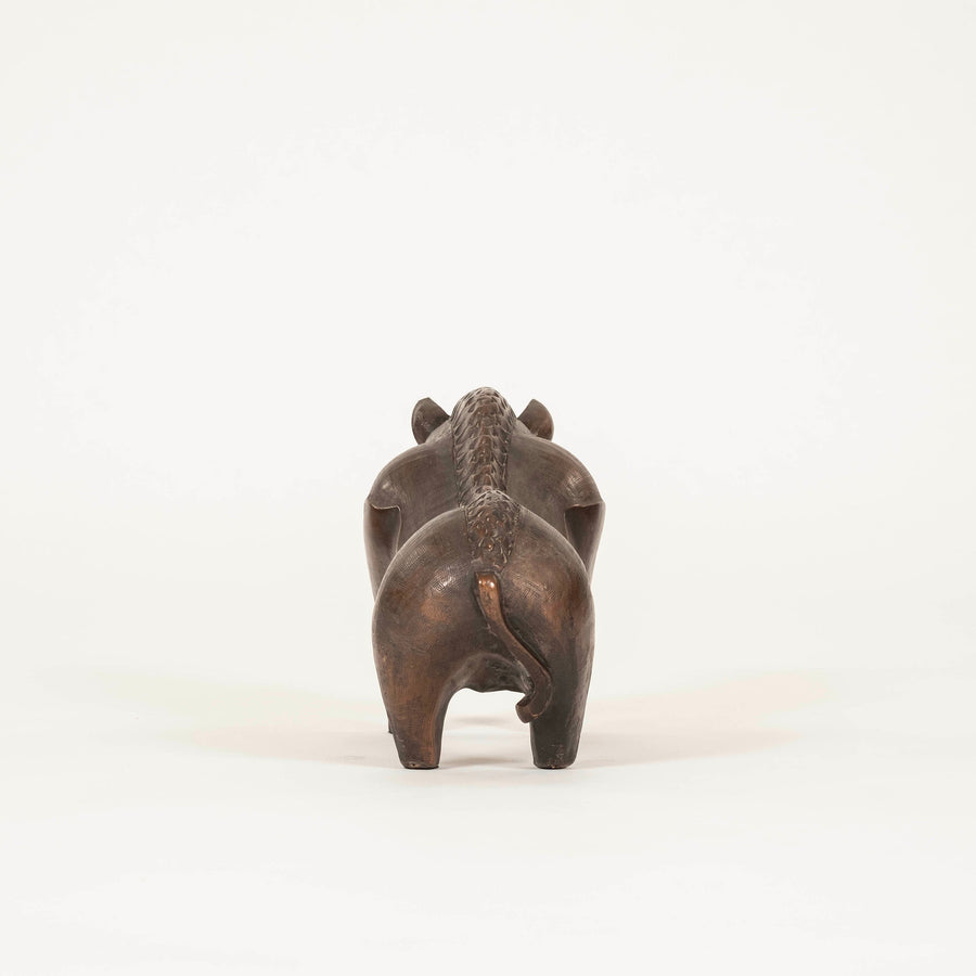 Ceramic Taurus Sculpture