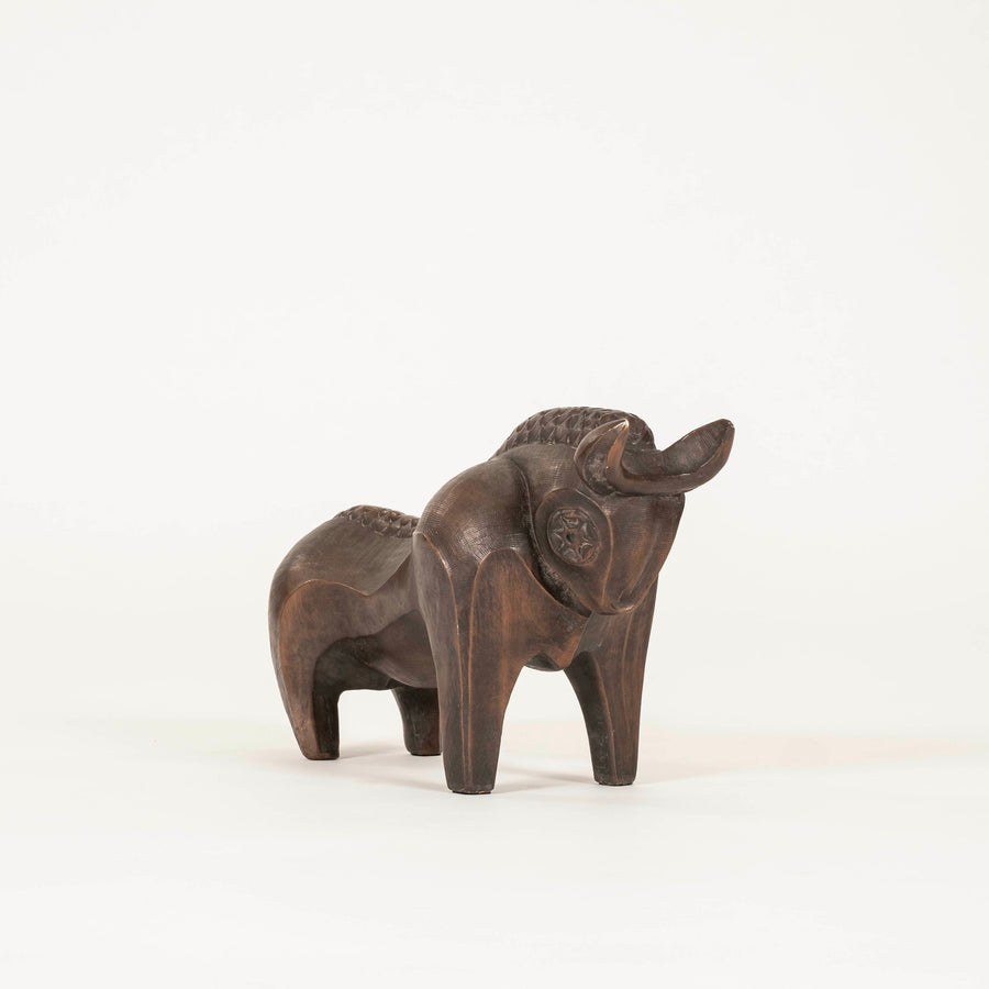 Ceramic Taurus Sculpture