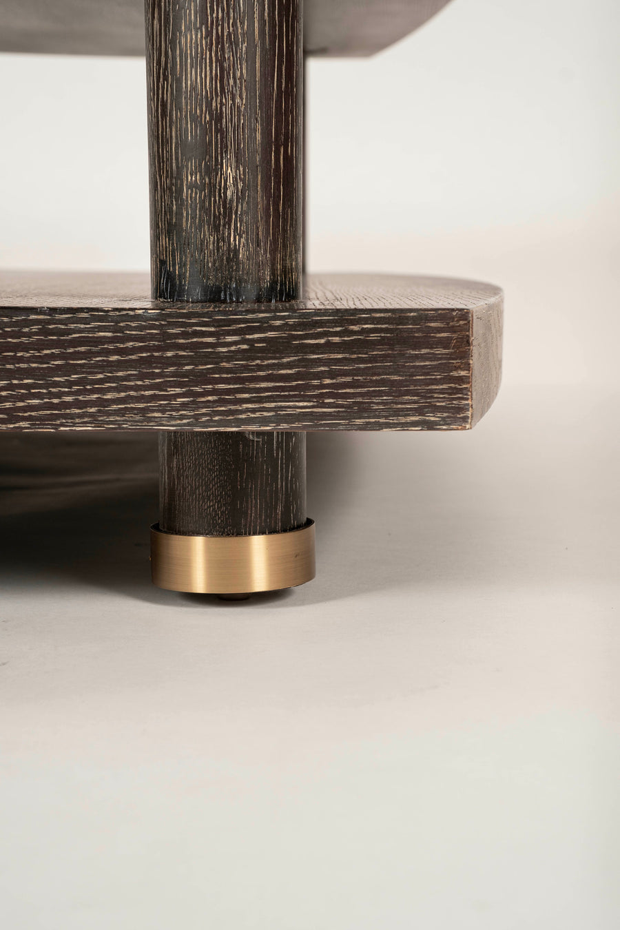 Cerused Oak Gable Cocktail Table
