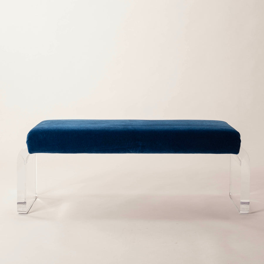 Vintage Lucite Bench