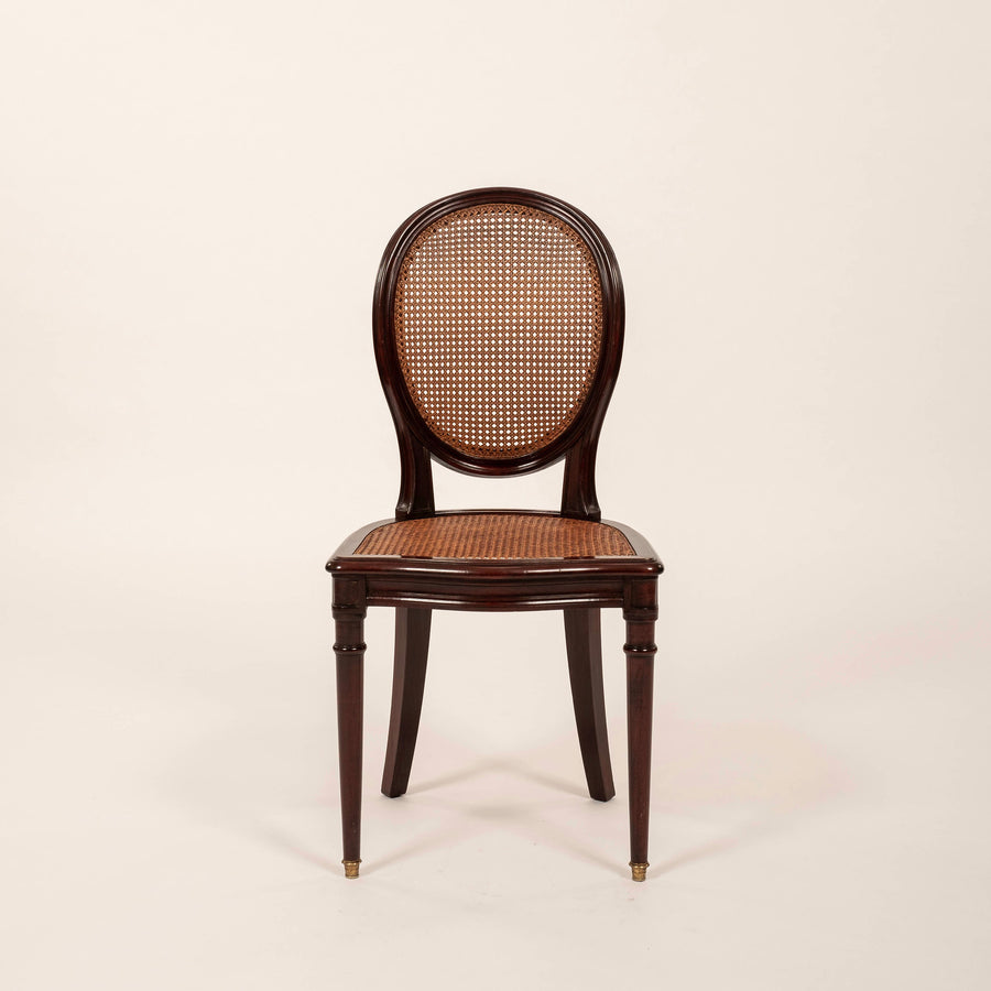 20th Century Louis XVI Style Caned Dining Chair