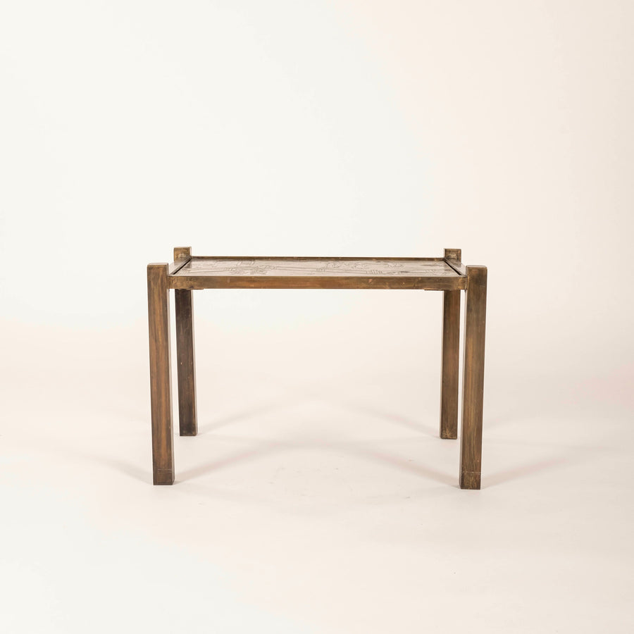 LaVerne Bronze Side Table