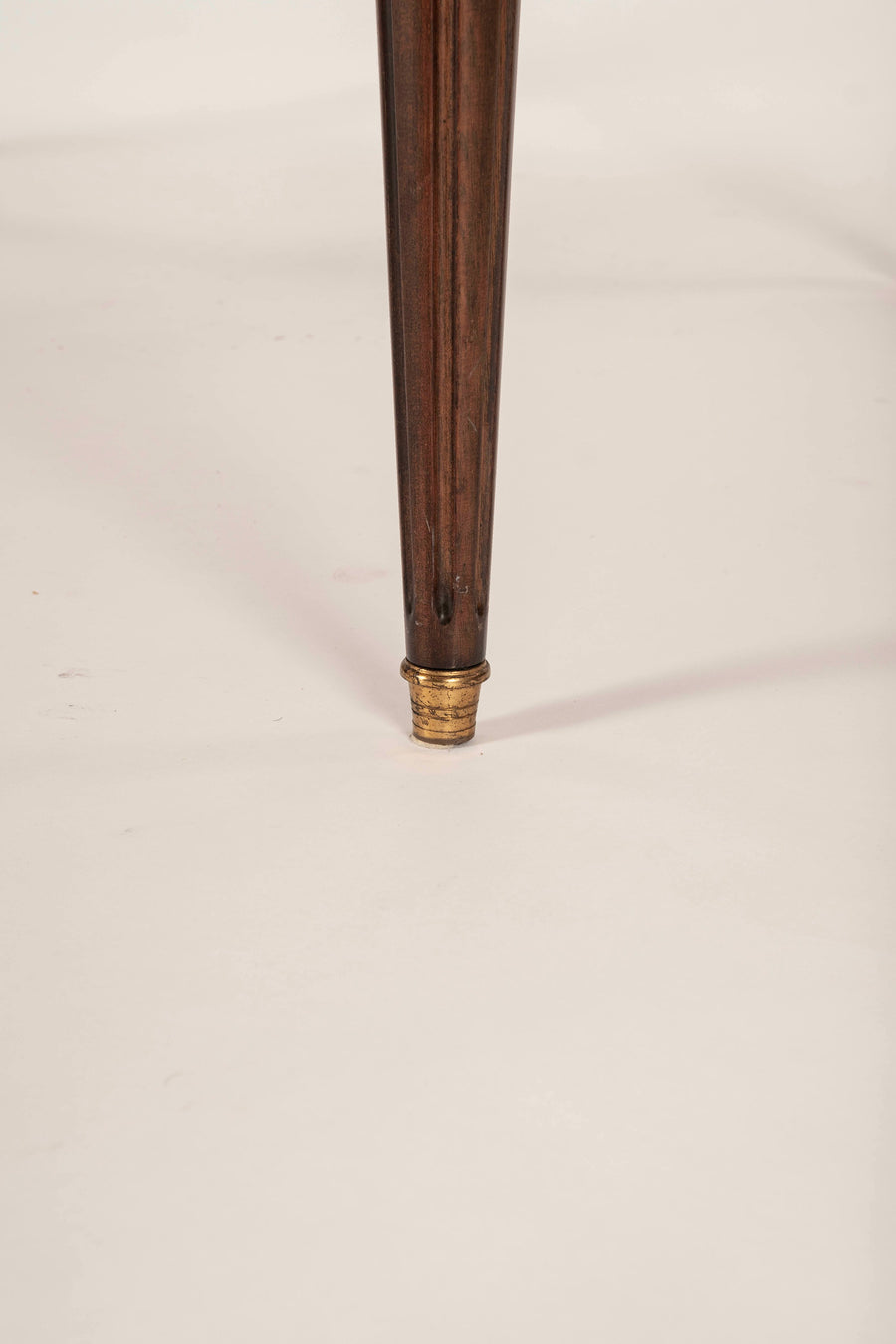 20th Century Louis XVI Style Lacquered Dining Table, ~48” Diameter